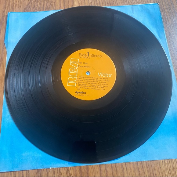 Bowie Pin Ups Vinyl Record Album 1973 - Picture 7 of 9